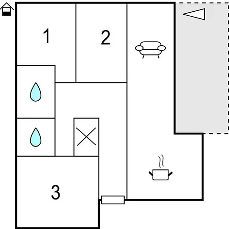 Апартаменты Nice Apartment In Smrika With Wifi *